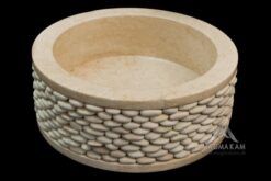 Kamenné umývadlo ROUND WHITE