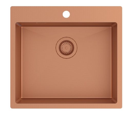 Nerezový drez TERRA 550 copper