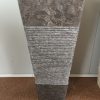 Kamenné umývadlo KEDERI GREY 40x40x90 b