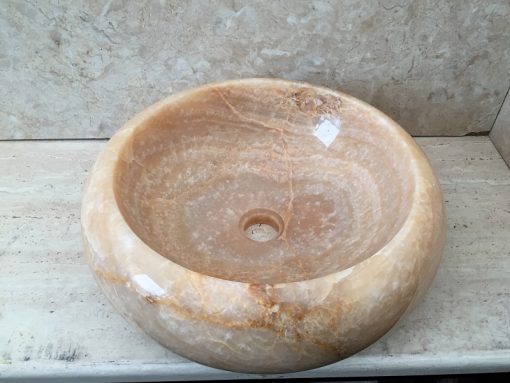 Kamenné umývadlo TULANGA ONYX 45x45x15